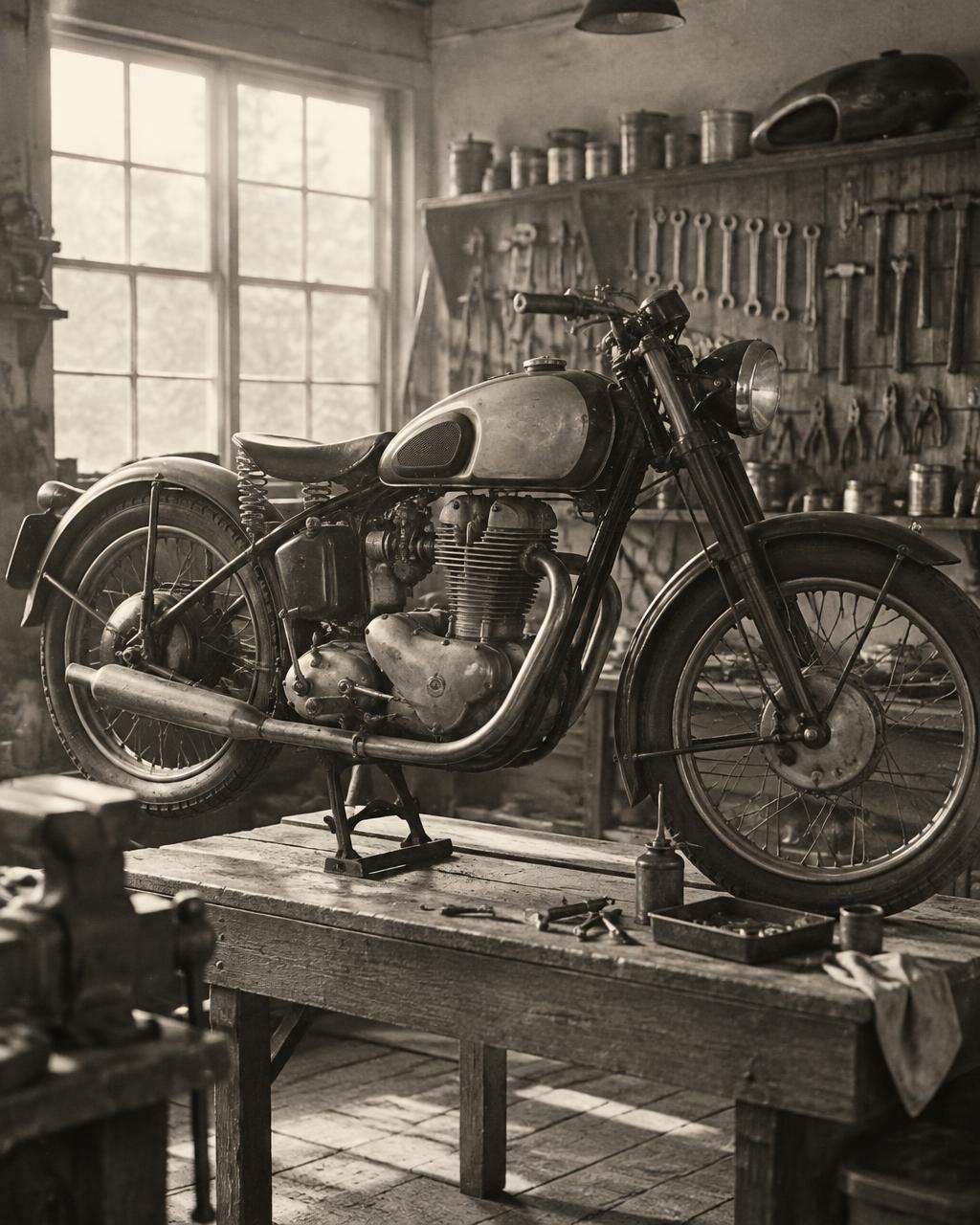 Moto nuova in salone Ganassin Moto, dettaglio del serbatoio