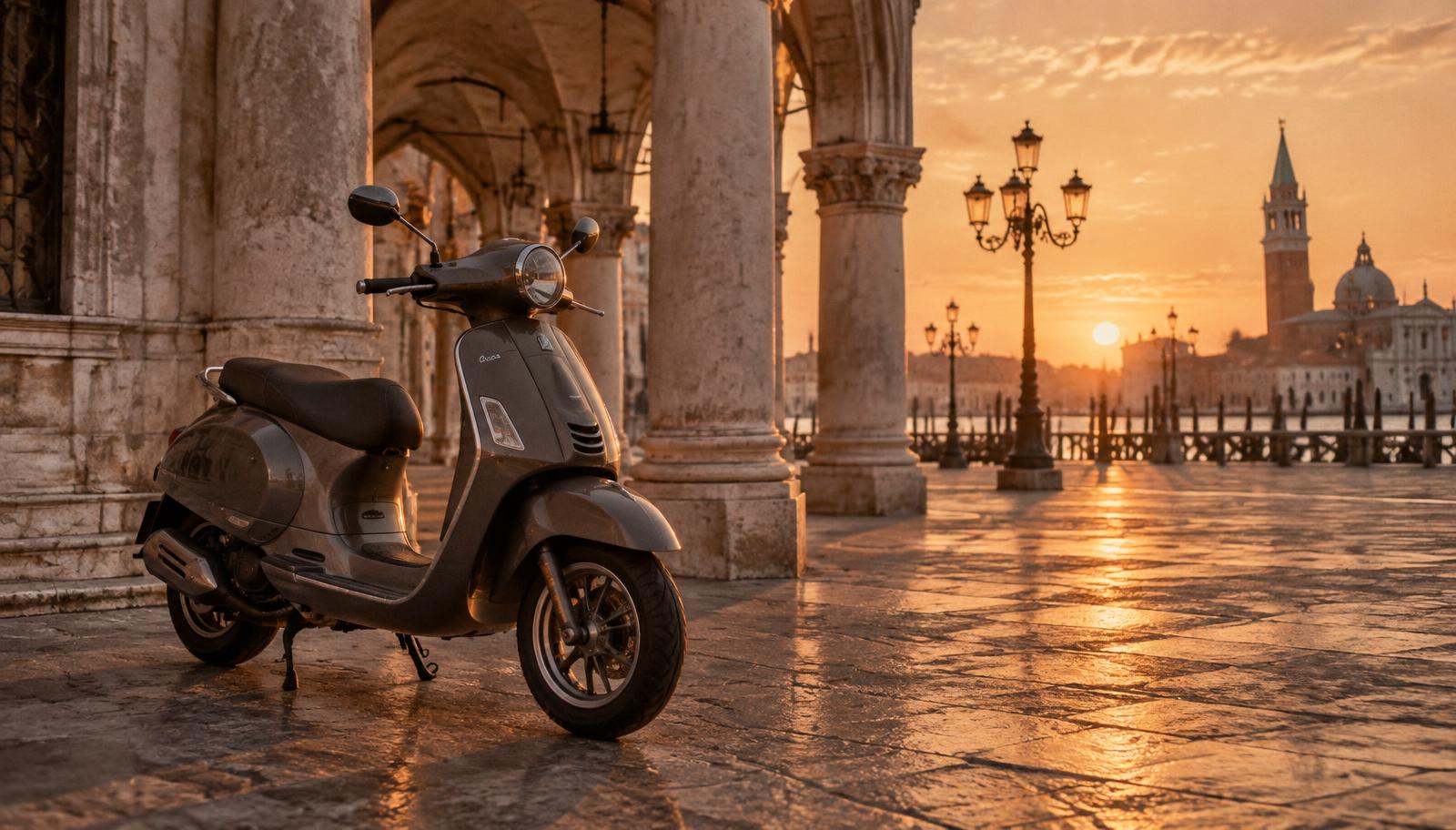 Scooter nuovo pronto alla consegna in concessionaria